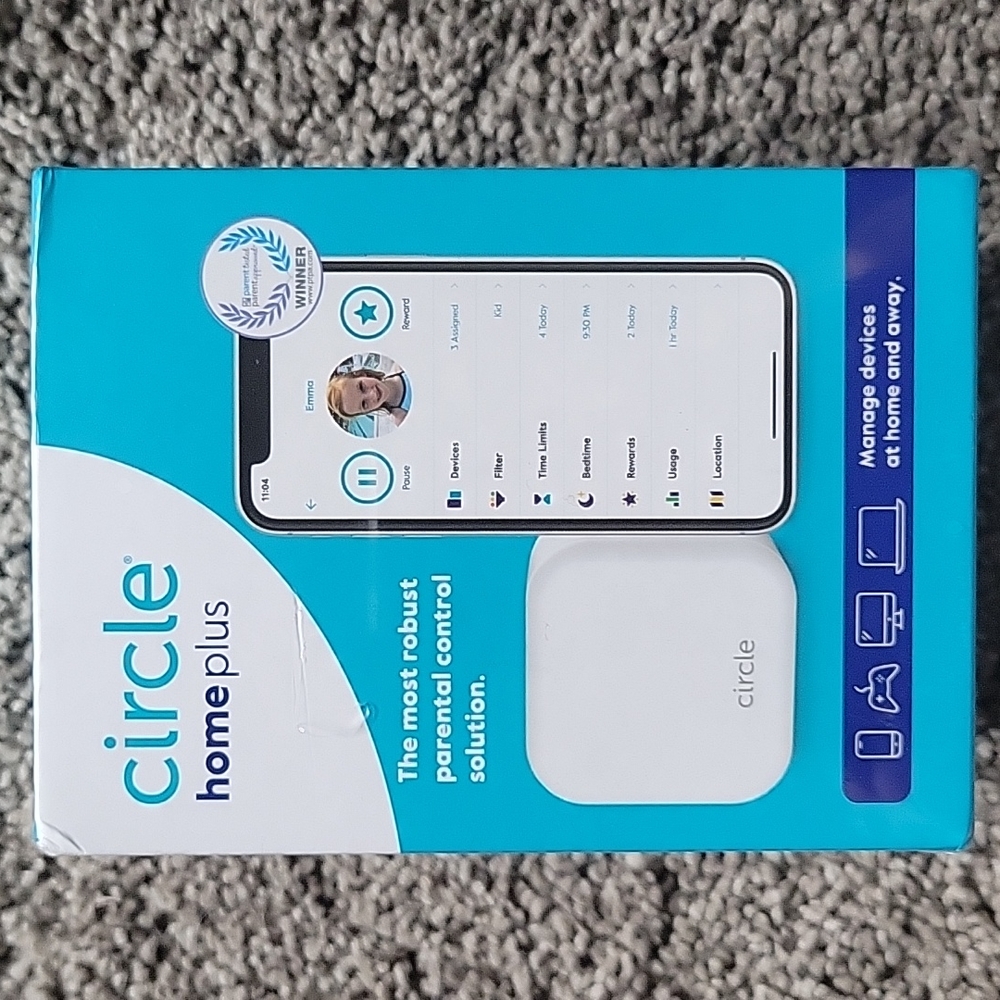 Circle brand parental control device